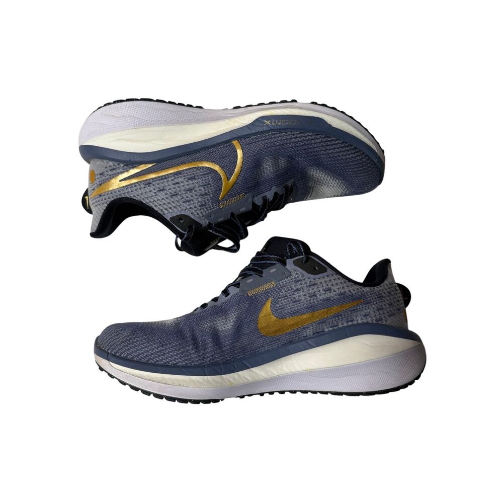 Nike Vomero 17 Blue Gold Running Sneakers Women’s Size 8 - Picture 2 of 14
